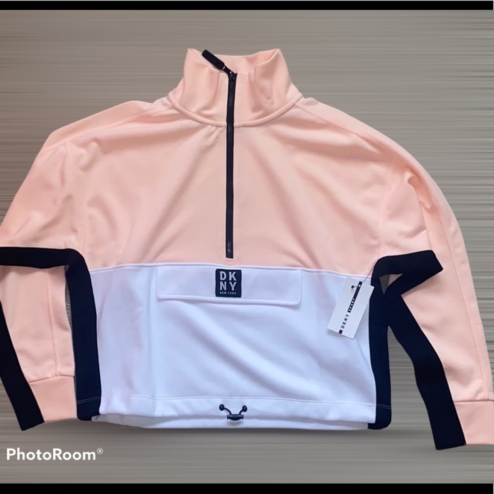 New Women’s DKNY Sport half zip pullover